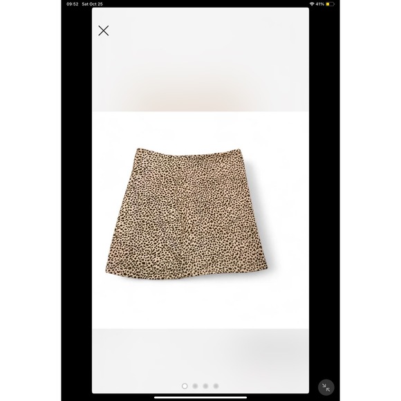 LE LIS COLLECTION Dresses & Skirts - LE LIS COLLECTION Womens Leopard Print A-Line Skirt Size‎ S